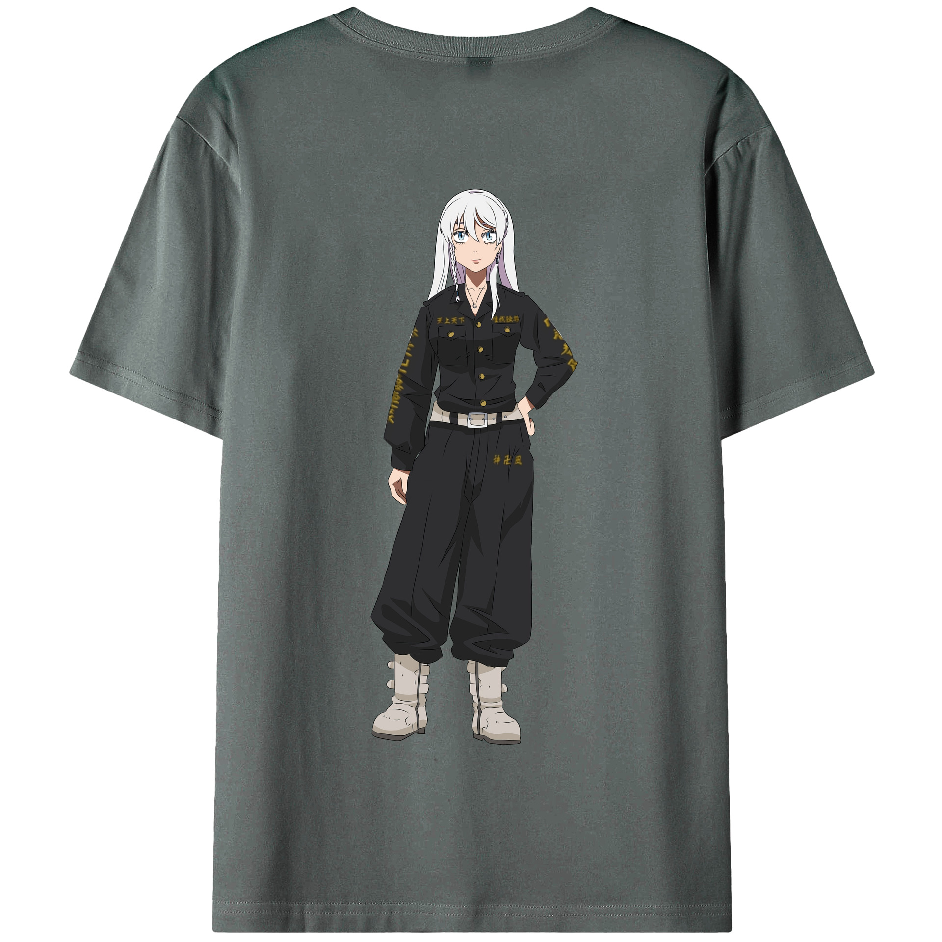 （画像用） 東京リベンジャーズ Tokyo Revengers 綿100％半袖Tシャツ（背面プリント）